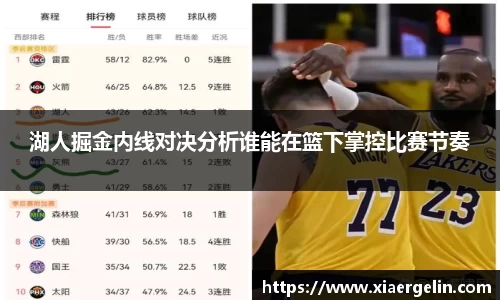 湖人掘金内线对决分析谁能在篮下掌控比赛节奏